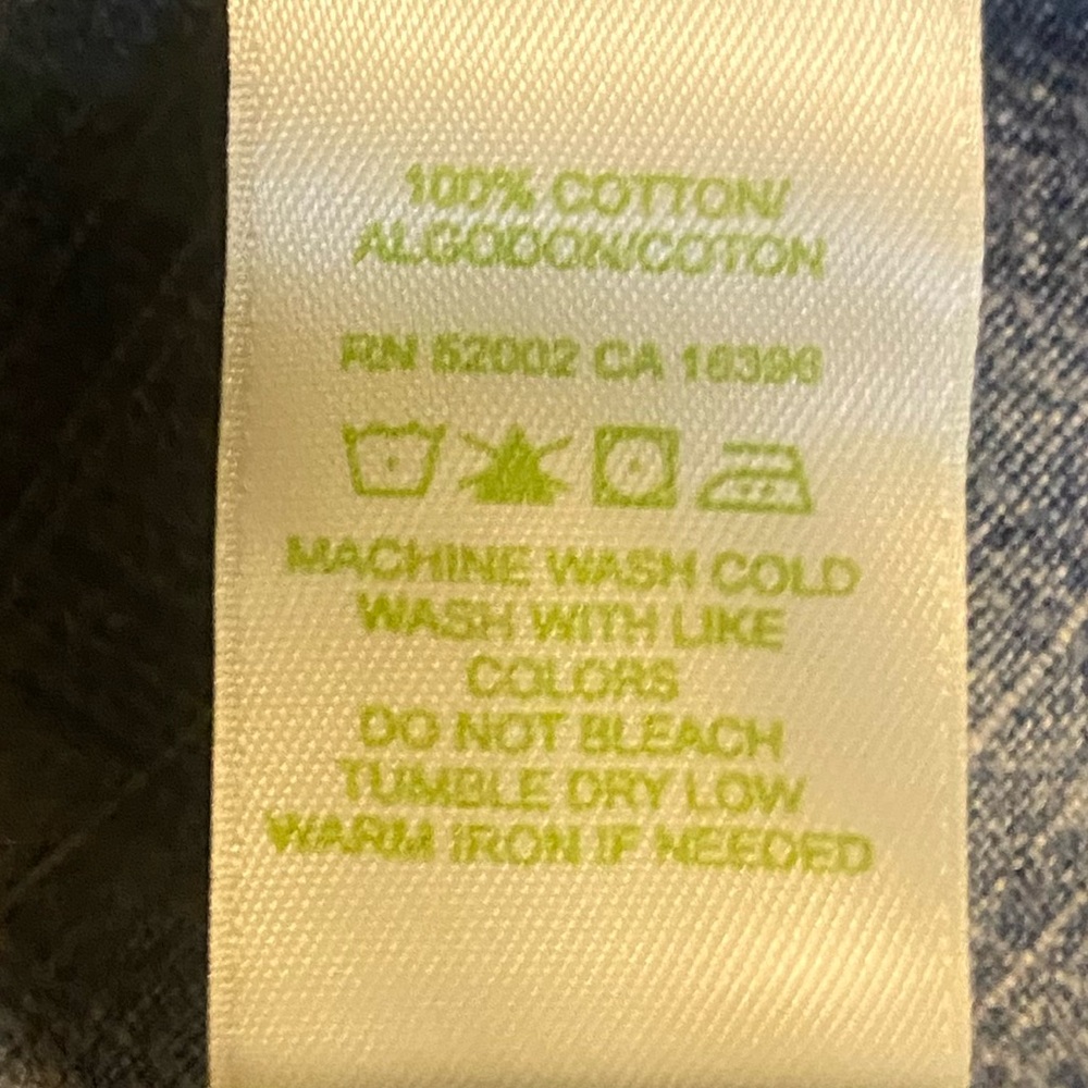 Sigrid Olsen Denim Distressed Buttoned Cotton Jea… - image 3